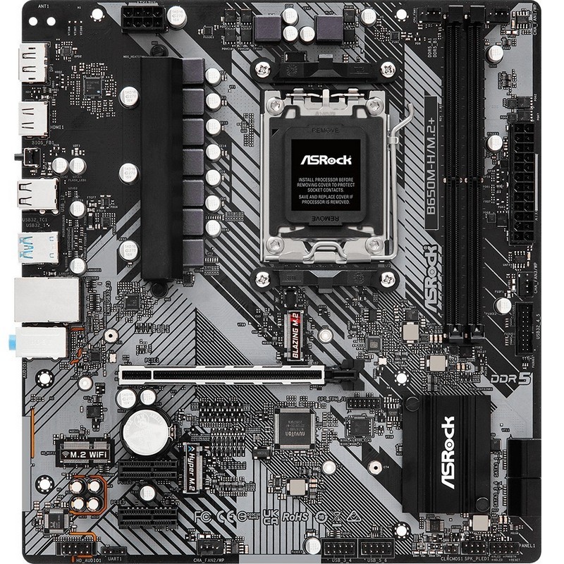 PLACA BASE ASROCK B650M-H/M.2+