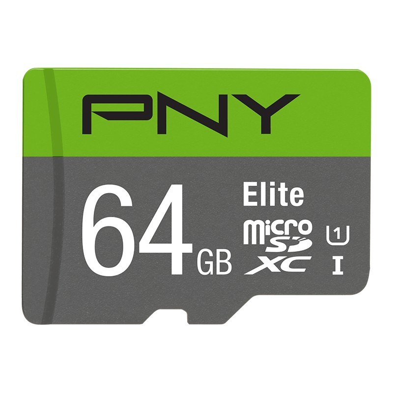 MEMORIA FLASH PNY Elite DE 64GB microSDXC Clase 10 U1