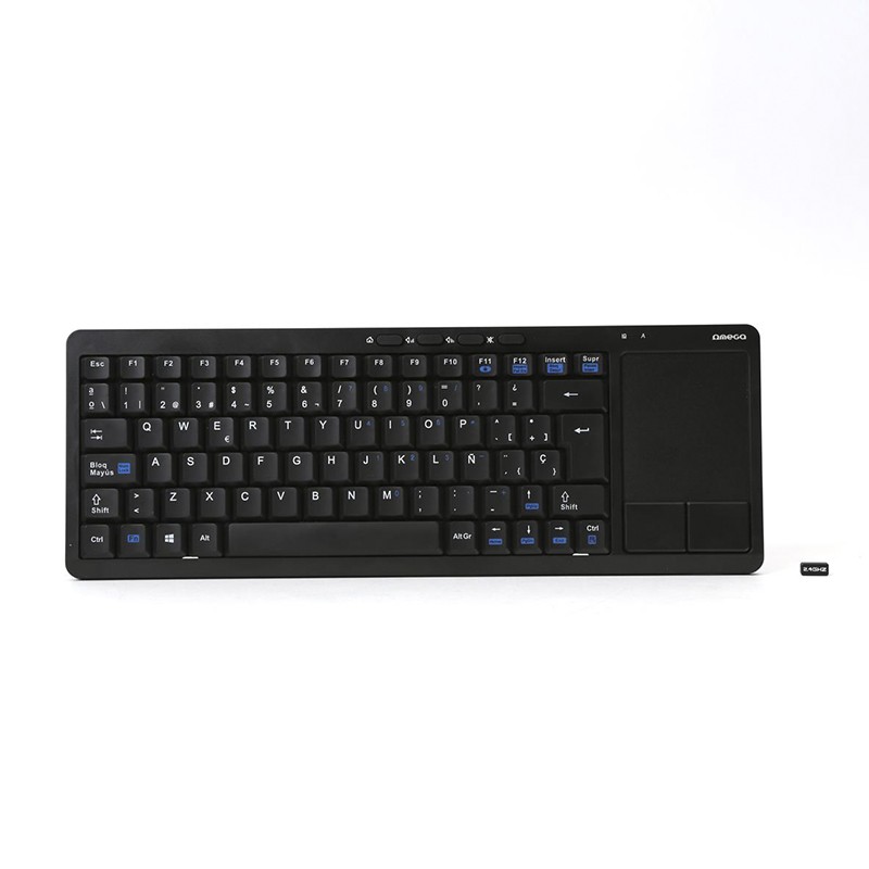 TECLADO OMEGA INALAMBRICO SMART TV + TACTIL