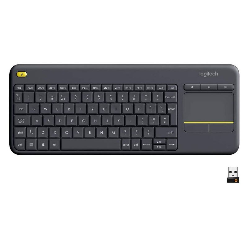 TECLADO LOGITECH MEDIA K400 Plus Negro