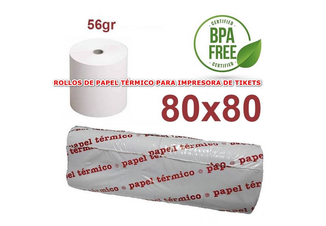 ROLLOS DE PAPEL TÉRMICO PARA TPV´s